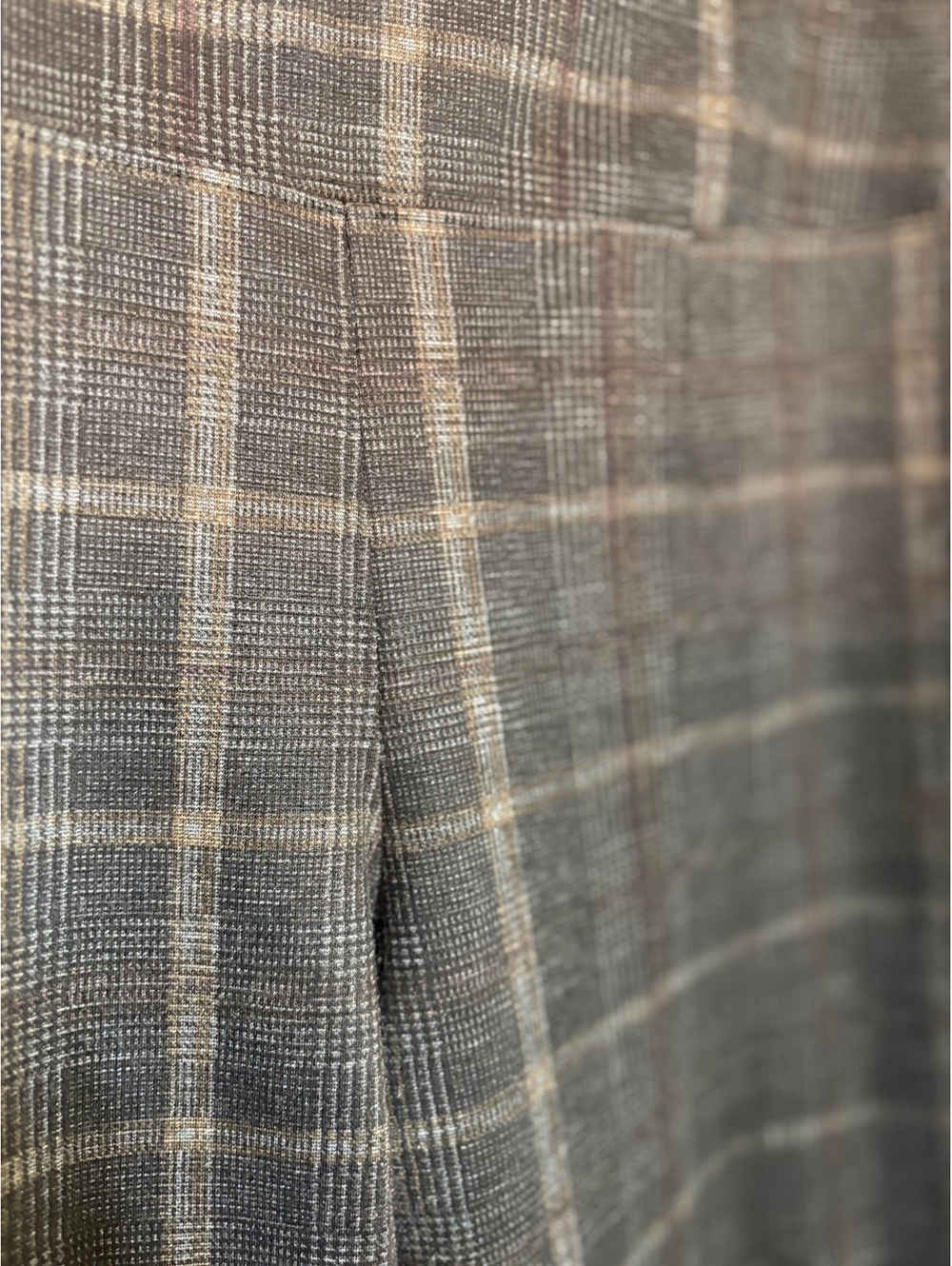 Fall Plaid Philosophy Pull-on Pants L